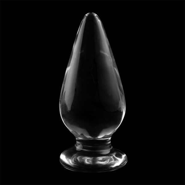 NEBULA SERIES BY IBIZA - MODEL 4 ANAL PLUG BOROSILICATE GLASS 11 X 5 CM CLEAR 7